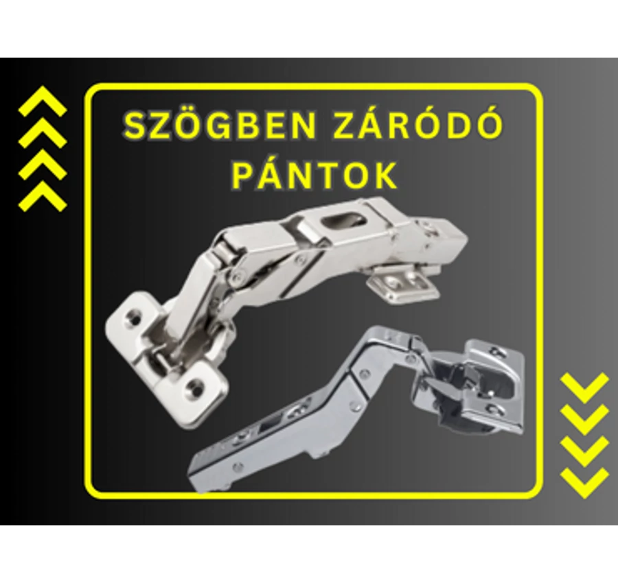 Szögben záródó, és speciális pántok