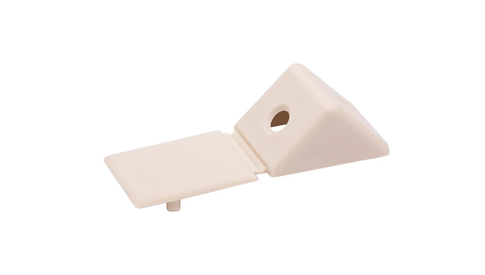 Összekötő szögletvas műanyag kicsi nyír