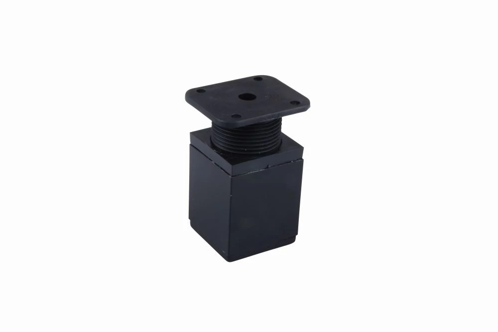 Bútorláb szögletes 40x40mm 150mm matt fekete