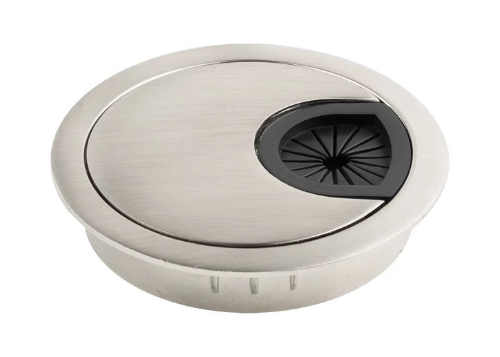 STRONG Kábel kivezető fém 60mm csiszolt acél