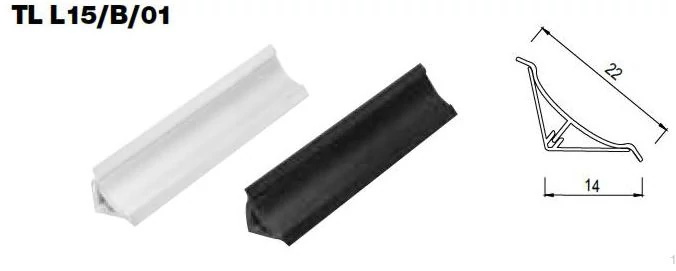 TL - minilite vízzáró 15 x 15 x 3000 mm Fehér fényes