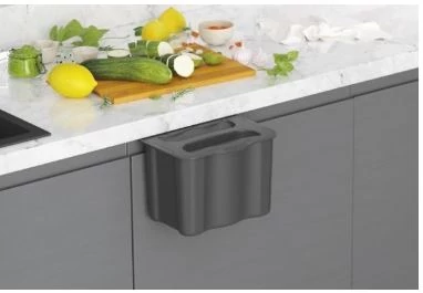 Hulladéktároló ajtóra akasztható 5l antracit