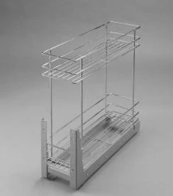 Fémrács fenéklapra szerelhető, 2 polcos 200 mm