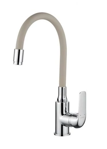 Csaptelep Elza flexibilis kifolyócsővel bézs