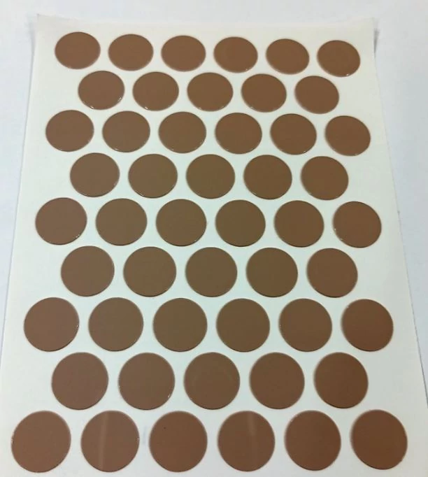 Öntapadós csavar takaró 14 mm 50db/levél fény.cappucino 1976