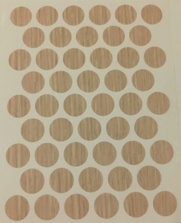 Öntapadós csavar takaró 14 mm 50db/levél Ferrara tölgy  2125