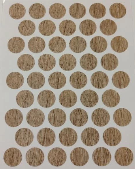 Öntapadós csavar takaró 14 mm 50db/levél Világos sonoma 2126