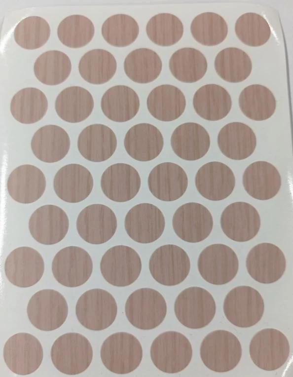 Öntapadós csavar takaró 14 mm 50db/levél Világos tölgy 2131